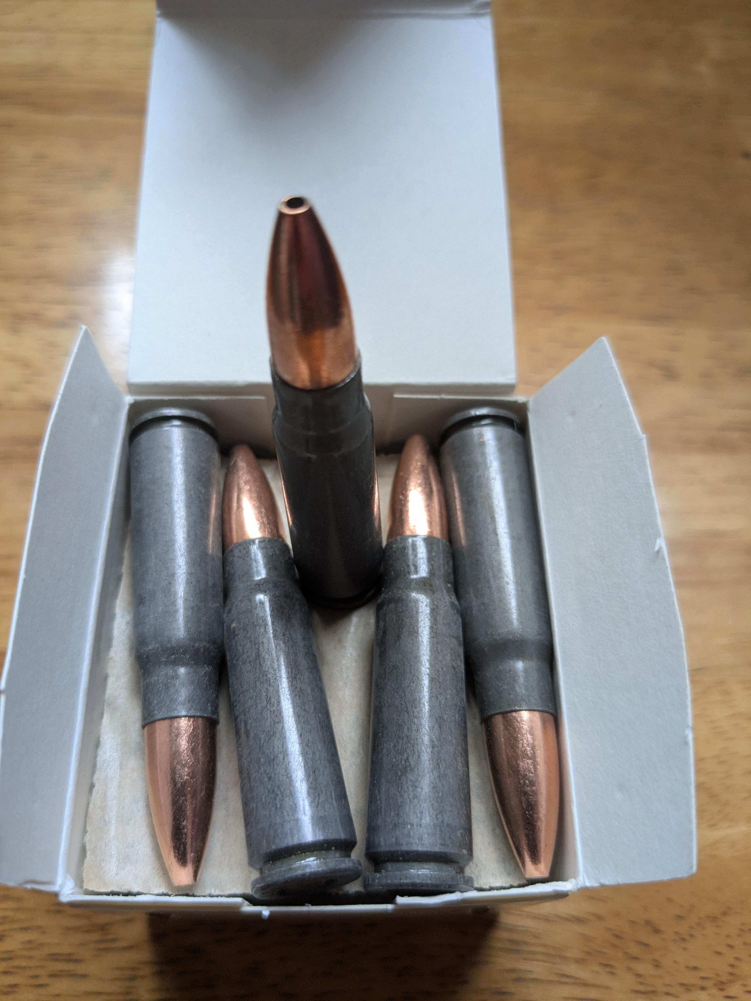 Photo of 7.62x39 HP non corrosive Russian, 220 rounds