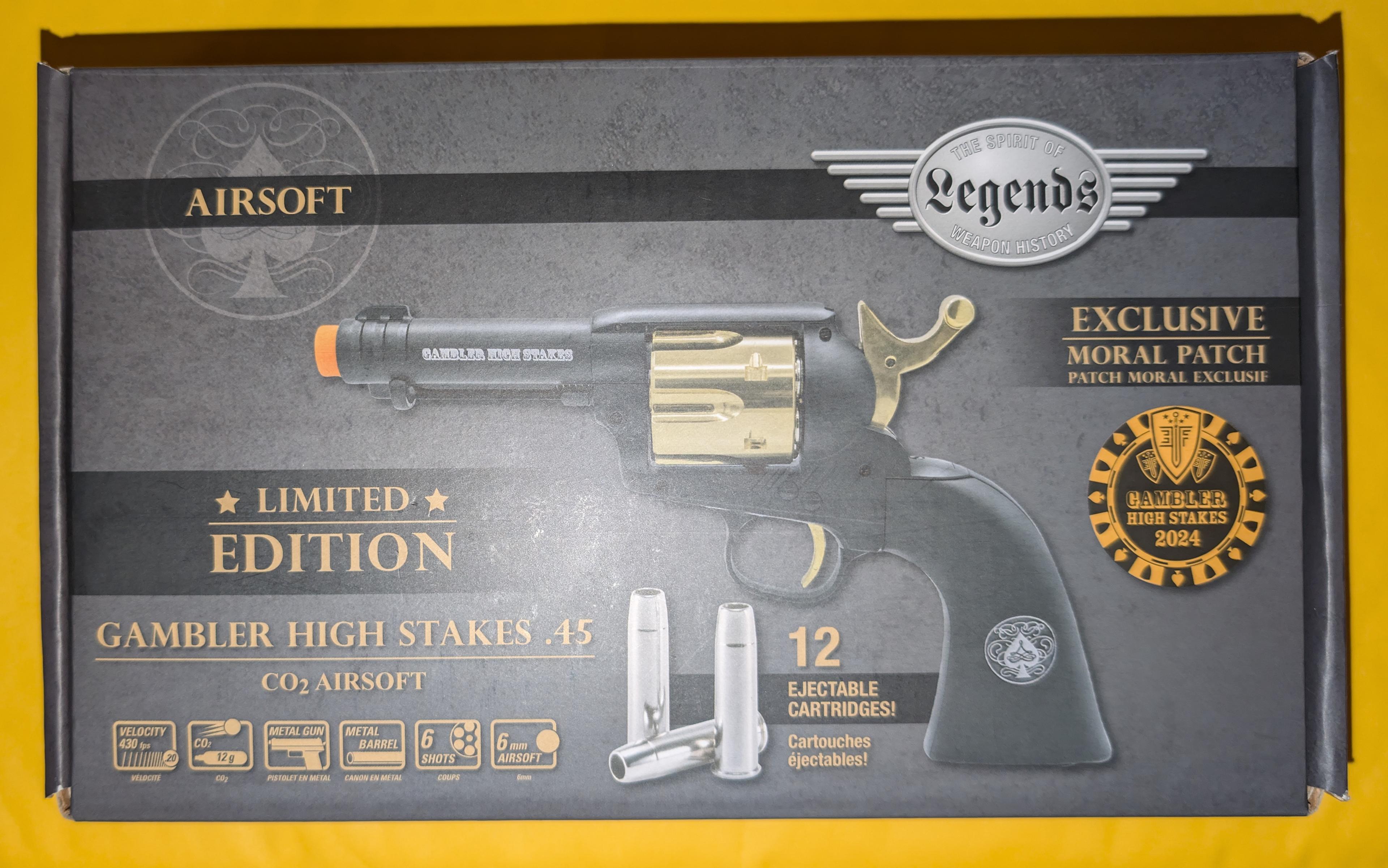 Photo of Elite Force Limited Legends Gambler High Stakes CO2 Airsoft Revolver