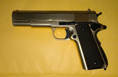 Photo of WE-Tech Gold Edition Gas Blowback 1911 Airsoft + Extra Mags - 2