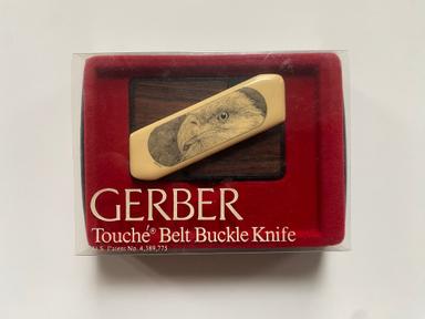 Photo of Vintage Gerber Touche Belt Buckle Knife  - 1