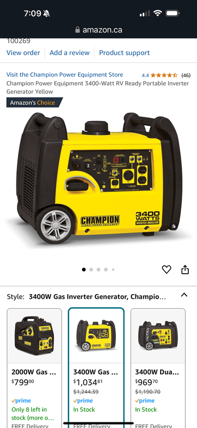 Photo of Champion inverter generator  - 2