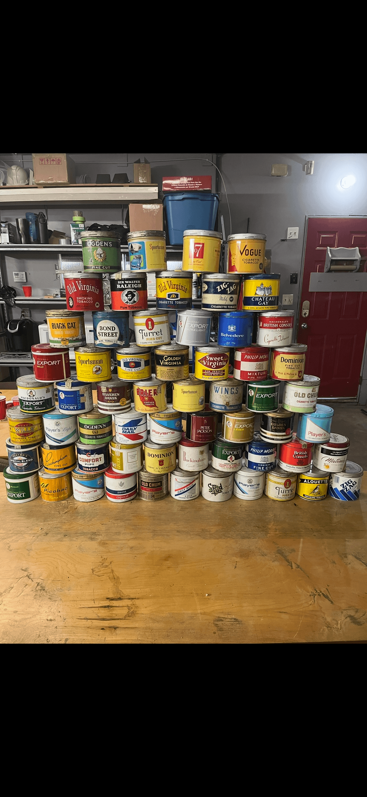 Photo of Vintage tobacco tins