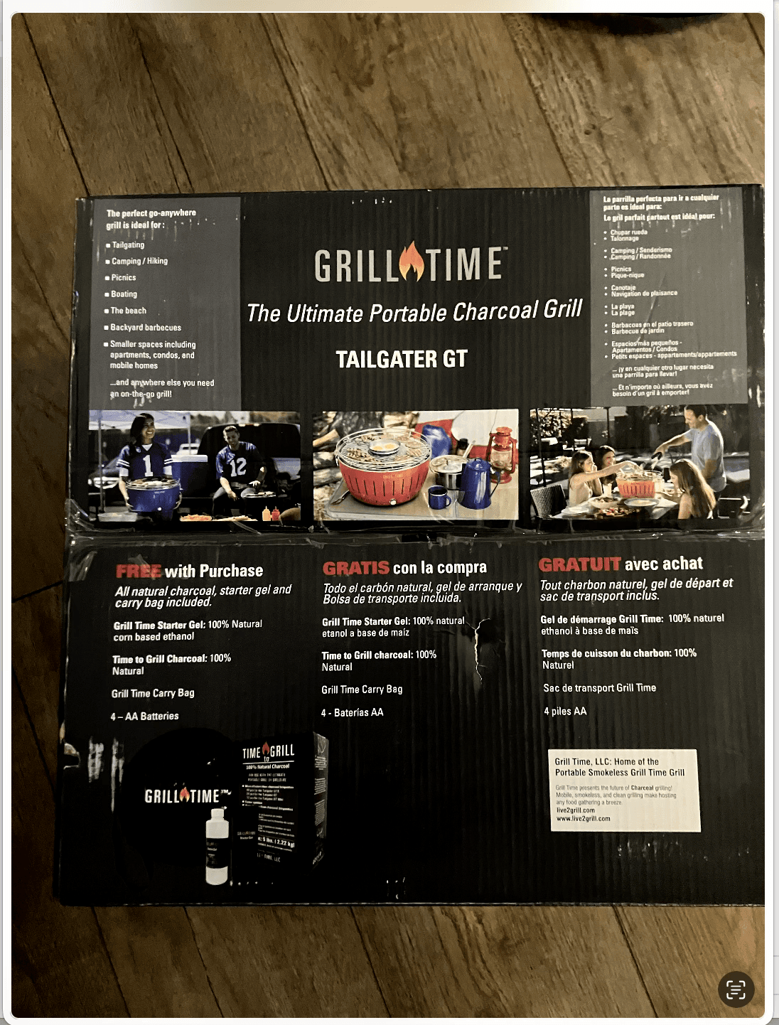 Photo of Grill Time Tailgater GT Portable Grill Brand New