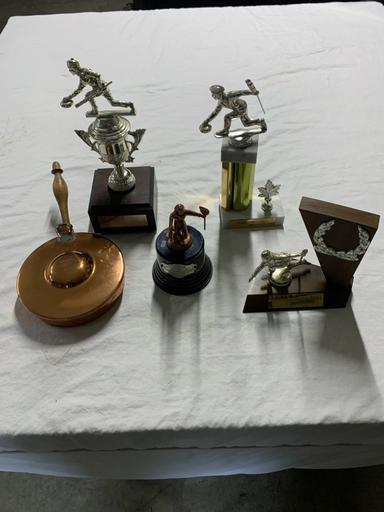 Photo of vintage curling trophies - 1