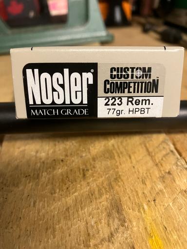 Photo of Nosler Custom .223 Match 77grain  - 1