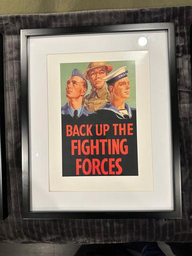 Photo of WW2 framed poster - 1