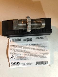 Photo of Lee Precision 9mm Luger Taper Crimp Die **Brand New** - 1