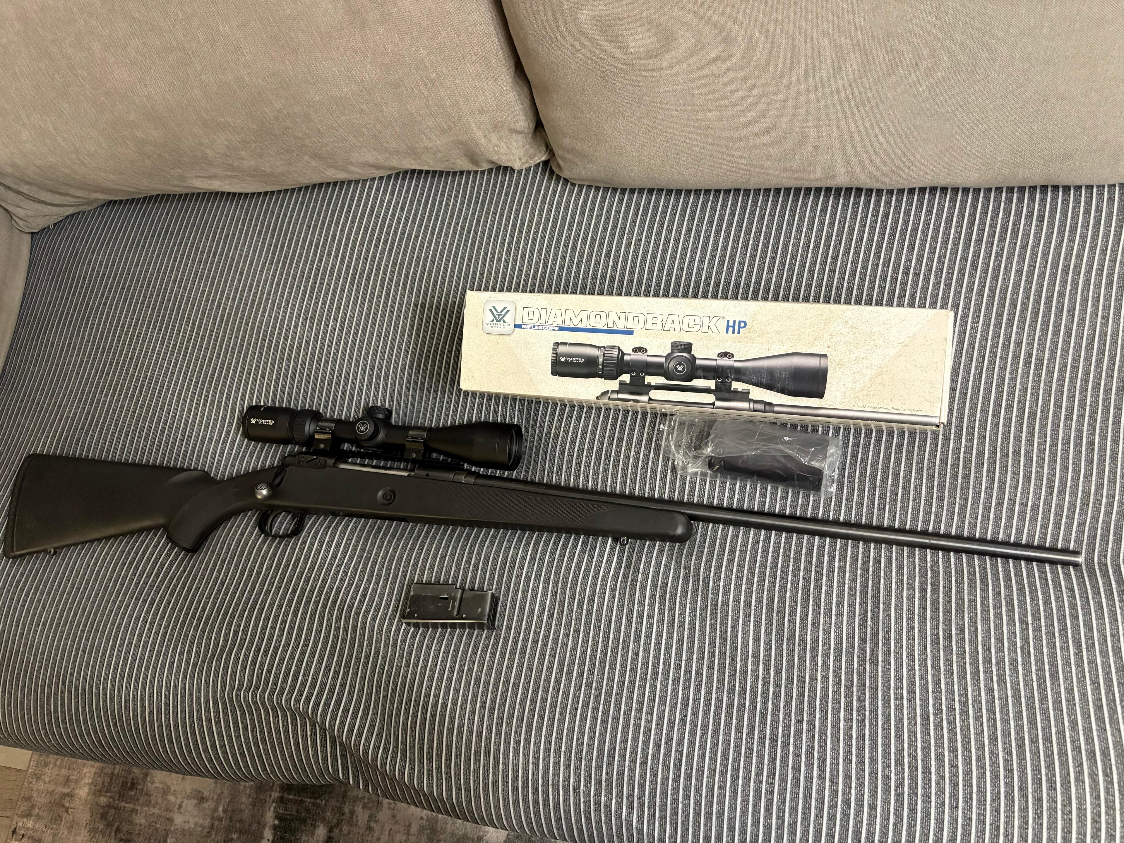 Photo of Savage Model 111 Rifle W/ Vortex Diamondback HP Scope