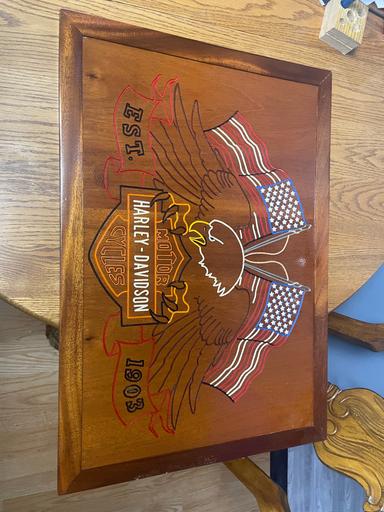 Photo of Hand made Harley Davidson sign - 2