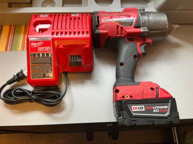 Photo of Millwaukee 2767 high output 1/2 “ impact with battery and charger - 1