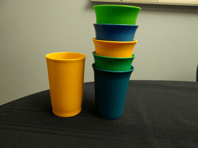 Photo of Tupperware drinking cups