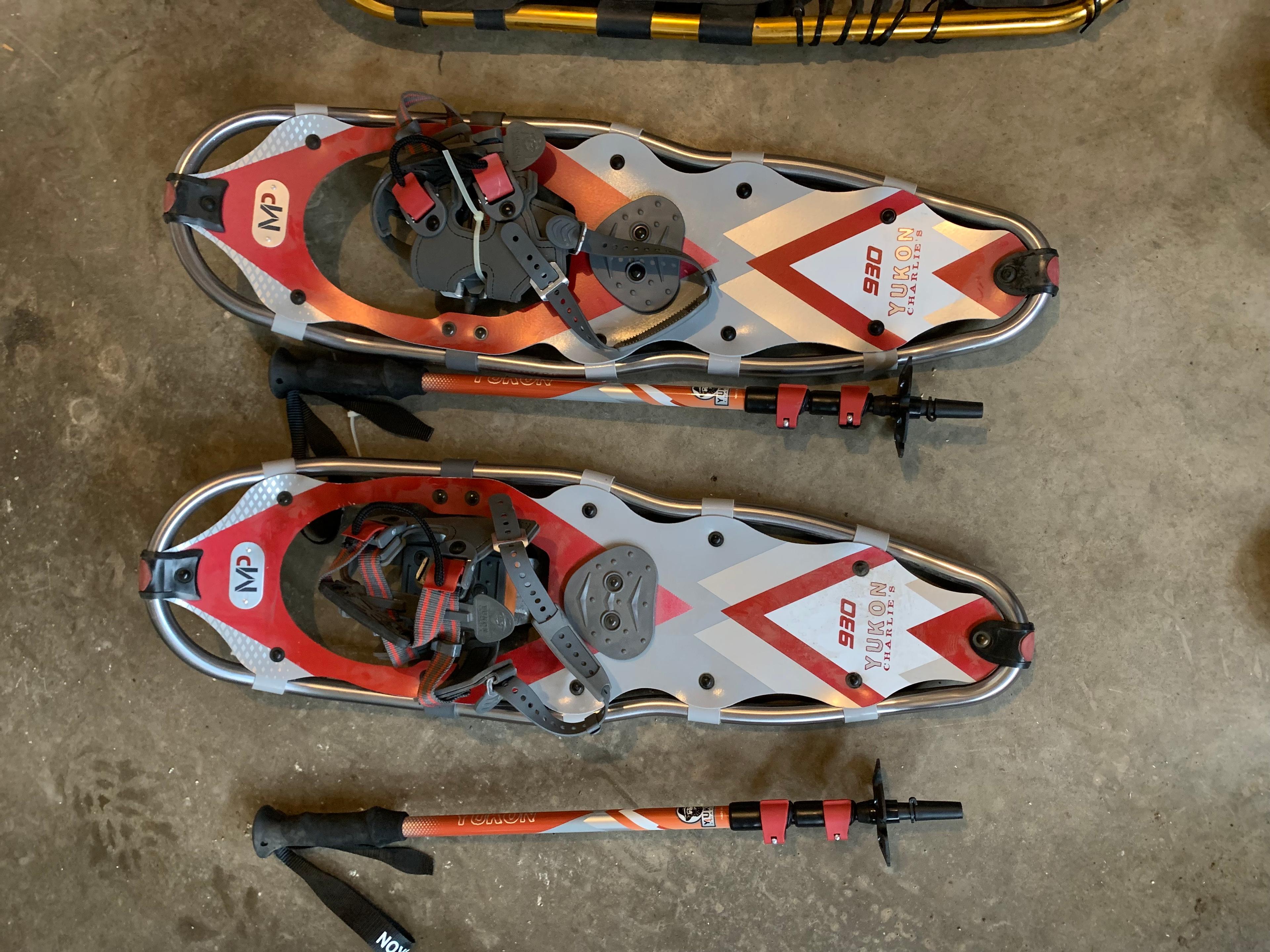 Photo of Like new snow shoes with poles