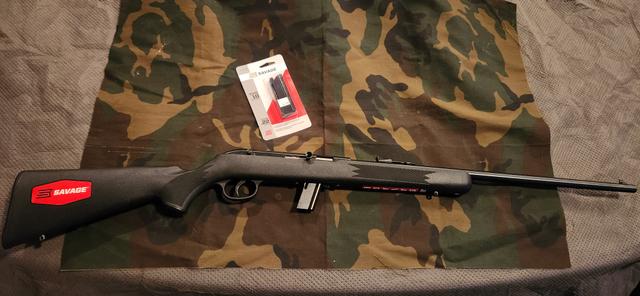 Photo of *Unfired* Savage 64F with extra mag