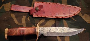 Photo of Large Damascus Knife - 1