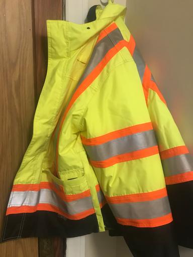 Photo of Toughduck hi vis winter jacket size large - 1