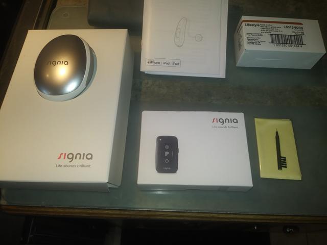 Photo of  Brand new Signia hearing aids 