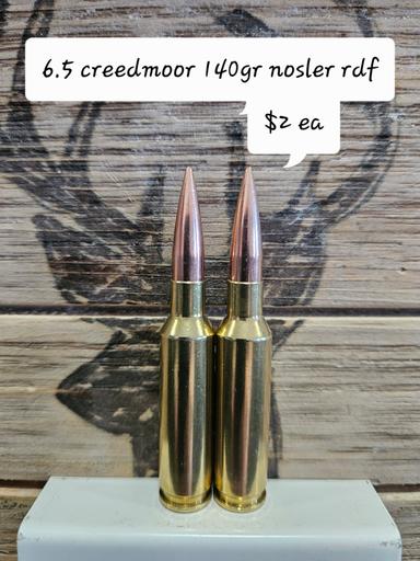 Photo of F/s 6.5 creedmoor 140gr nosler rdf - 1