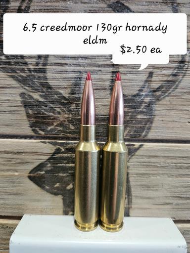 Photo of F/s 6.5 creedmoor 130gr hornady eldm - 1