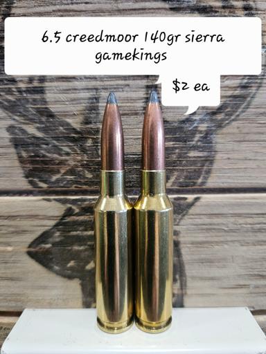 Photo of F/s 6.5 creedmoor 140gr sierra gamekings  - 1