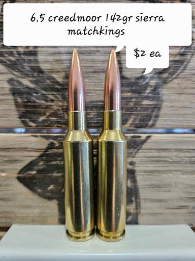 Photo of F/s 6.5 creedmoor 142gr sierra matchkings  - 1