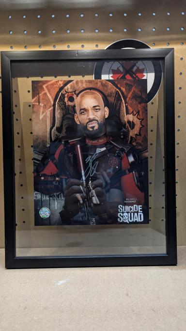 Photo of Will Smith Autographed Suicide Squad Deadshot Photo with COA - 1