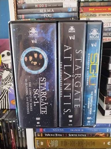 Photo of Stargate and Airwolf on DVD  - 2