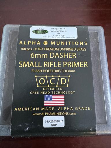 Photo of 6mm dash brass/  alpah  - 1