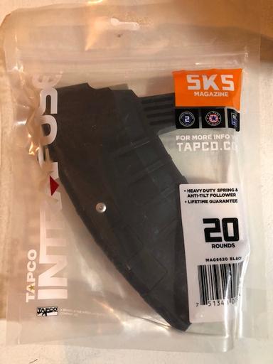 Photo of SKS Tapco 7.62x39 cal 5/20rd Poly Duckbill Pinned Magazine- Brand New/Old Stock "Price Drop" - 2