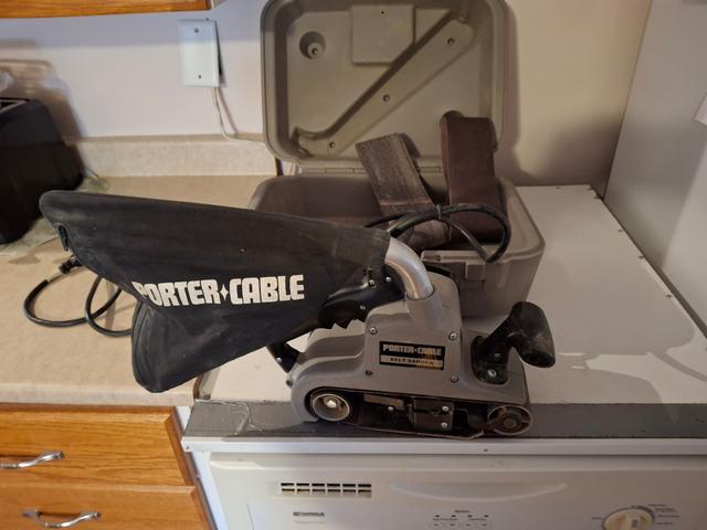 Photo of PORTER CABLE 3" X 21" BELT SANDER LIKE NEW