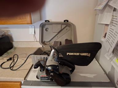 Photo of PORTER CABLE 3" X 21" BELT SANDER LIKE NEW - 2