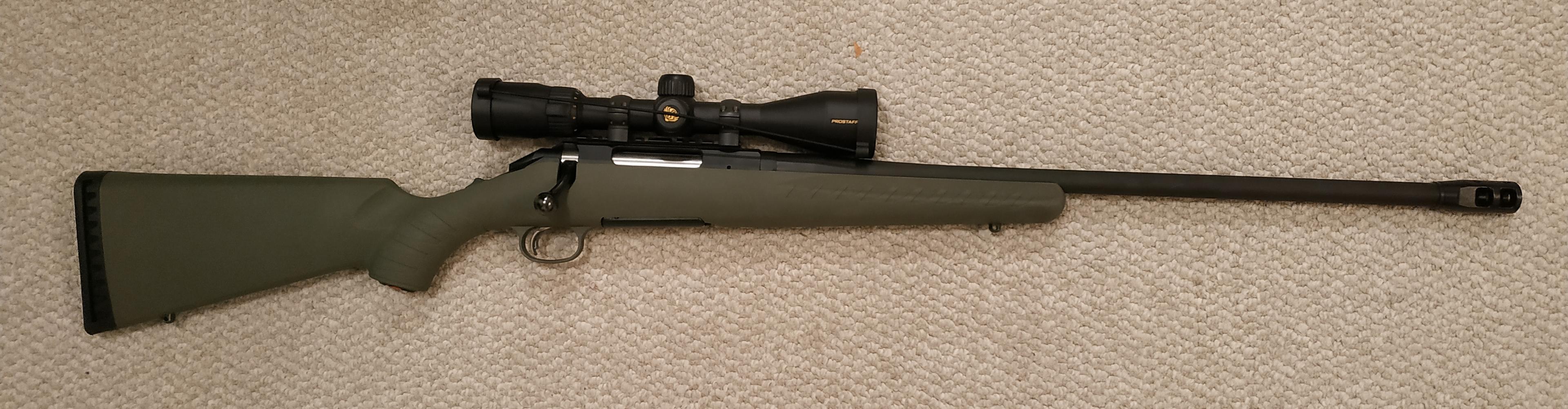 Photo of Ruger American Predator 6.5 Creedmoor, Nikon Scope. Muzzle Break and Ammo. 