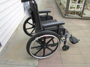 Photo of INSTITUTION GRADE 20" WIDE PRIDE STYLUS LS WHEEL CHAIR FOR SALE - 1