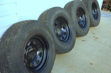 Photo of 4 - 16" Grip Tires - 1