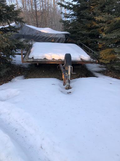 Photo of 2 place tilt deck snowmobile trailer  - 1