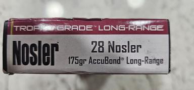 Photo of 28 Nosler Long Range Trophy Grade Ammunition - 1