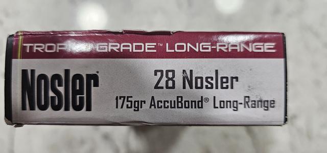 Photo of 28 Nosler Long Range Trophy Grade Ammunition