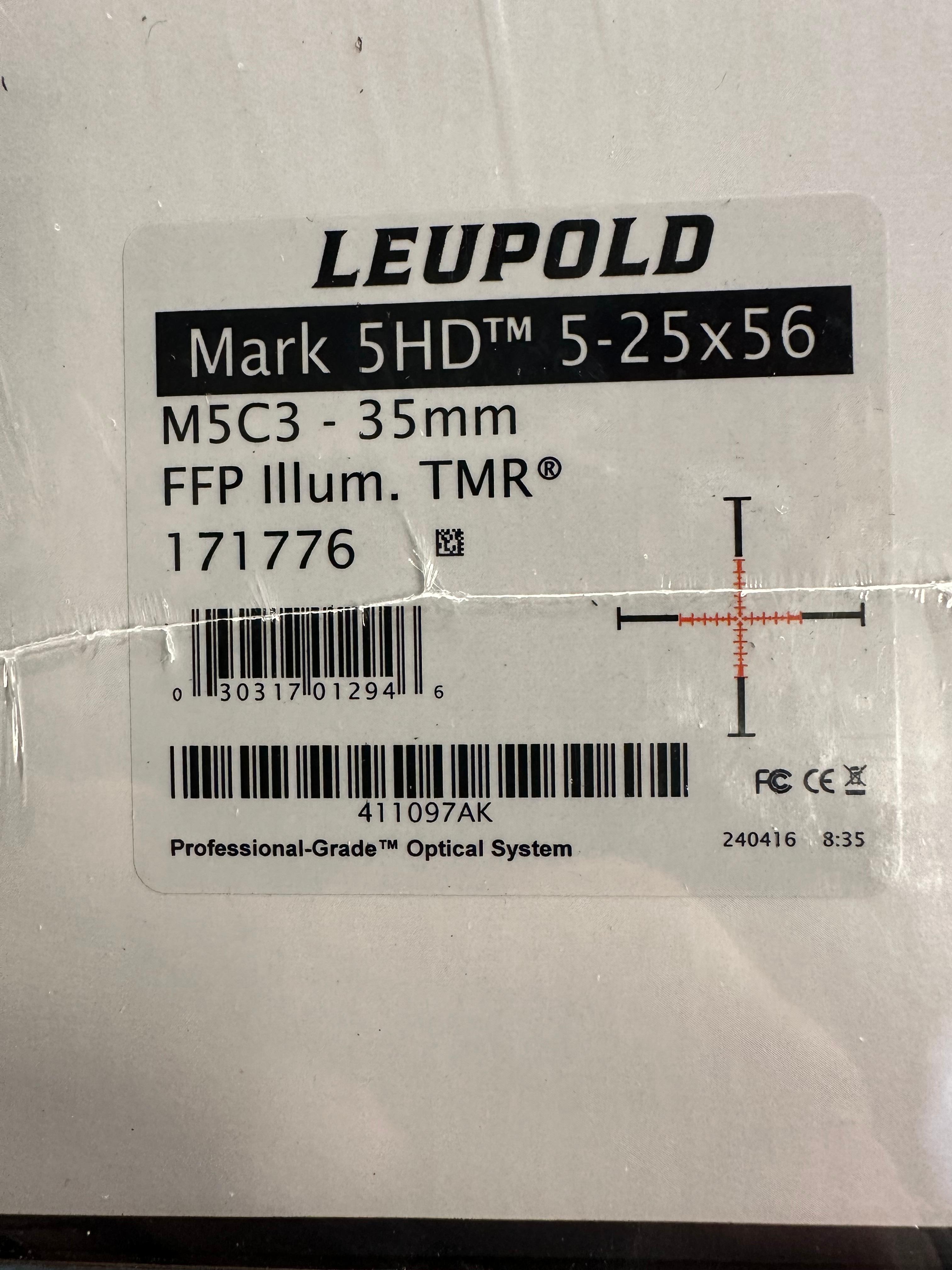 Photo of 5-25X56 LEUPOLD MARK 5HD 