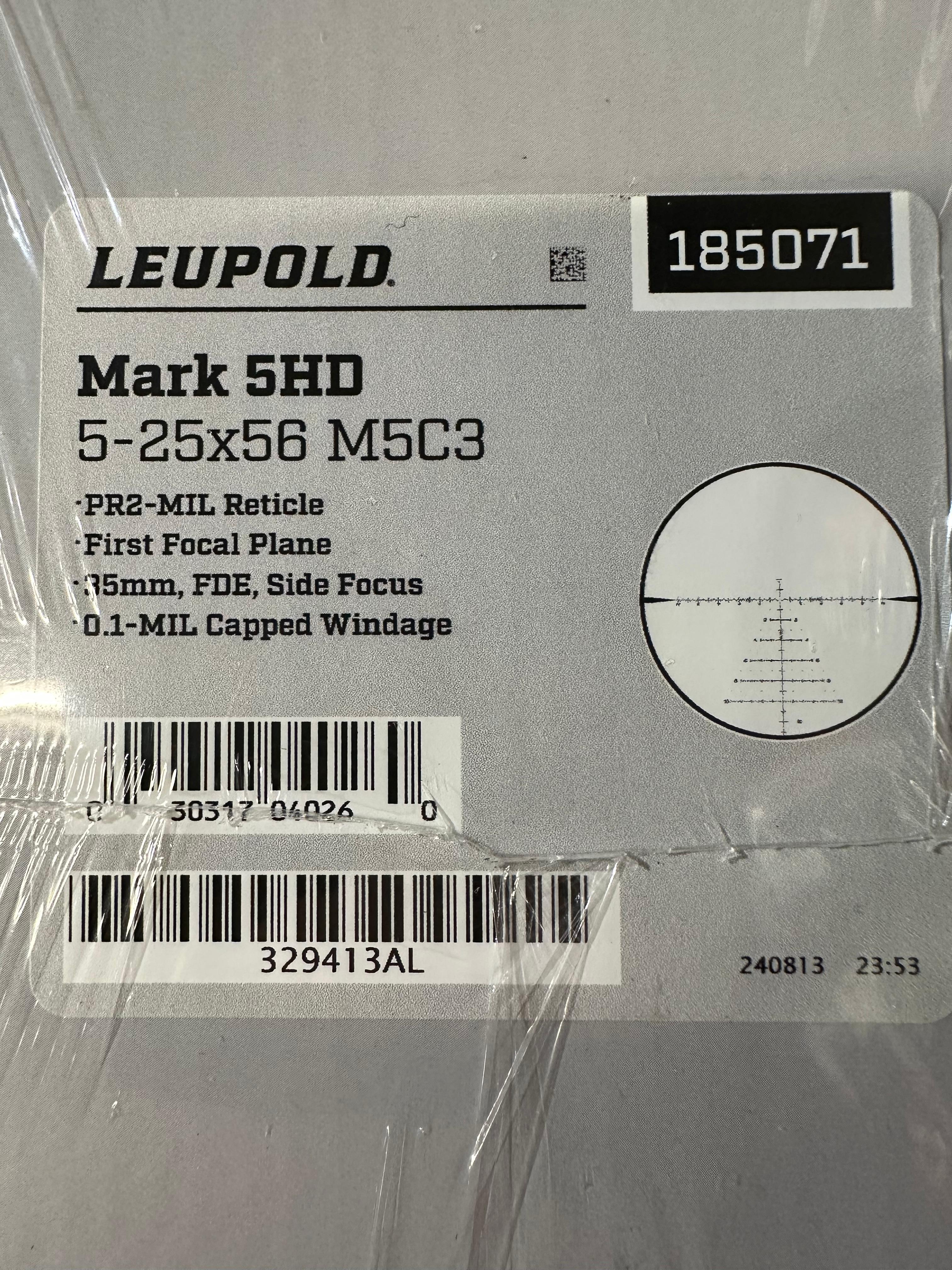 Photo of LEUPOLD MARK 5HD 5-25X56 FDE