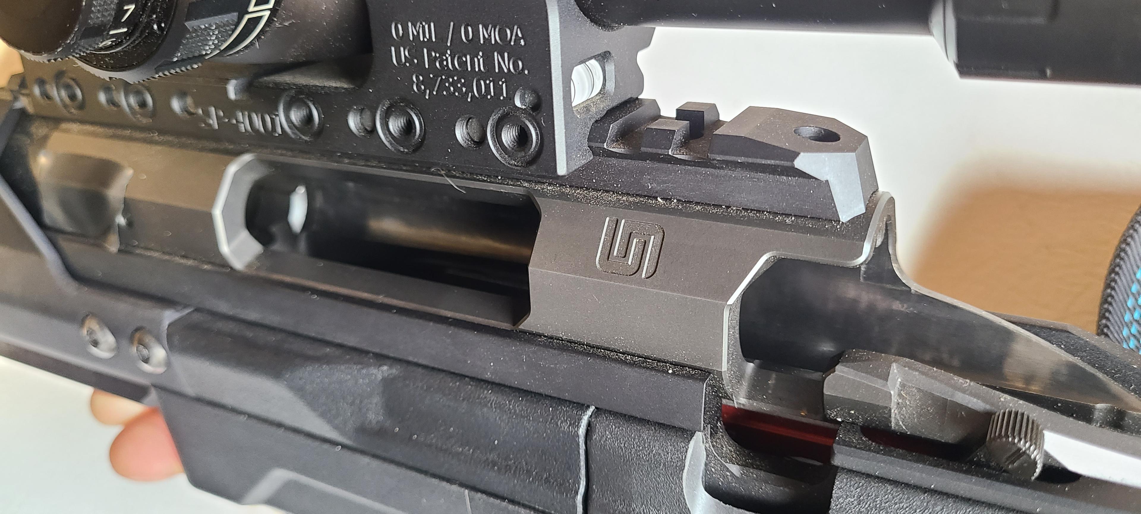 Photo of Left Hand SA Ultimatum Deadline action with Triggertech Primary Trigger - .473 bolt face