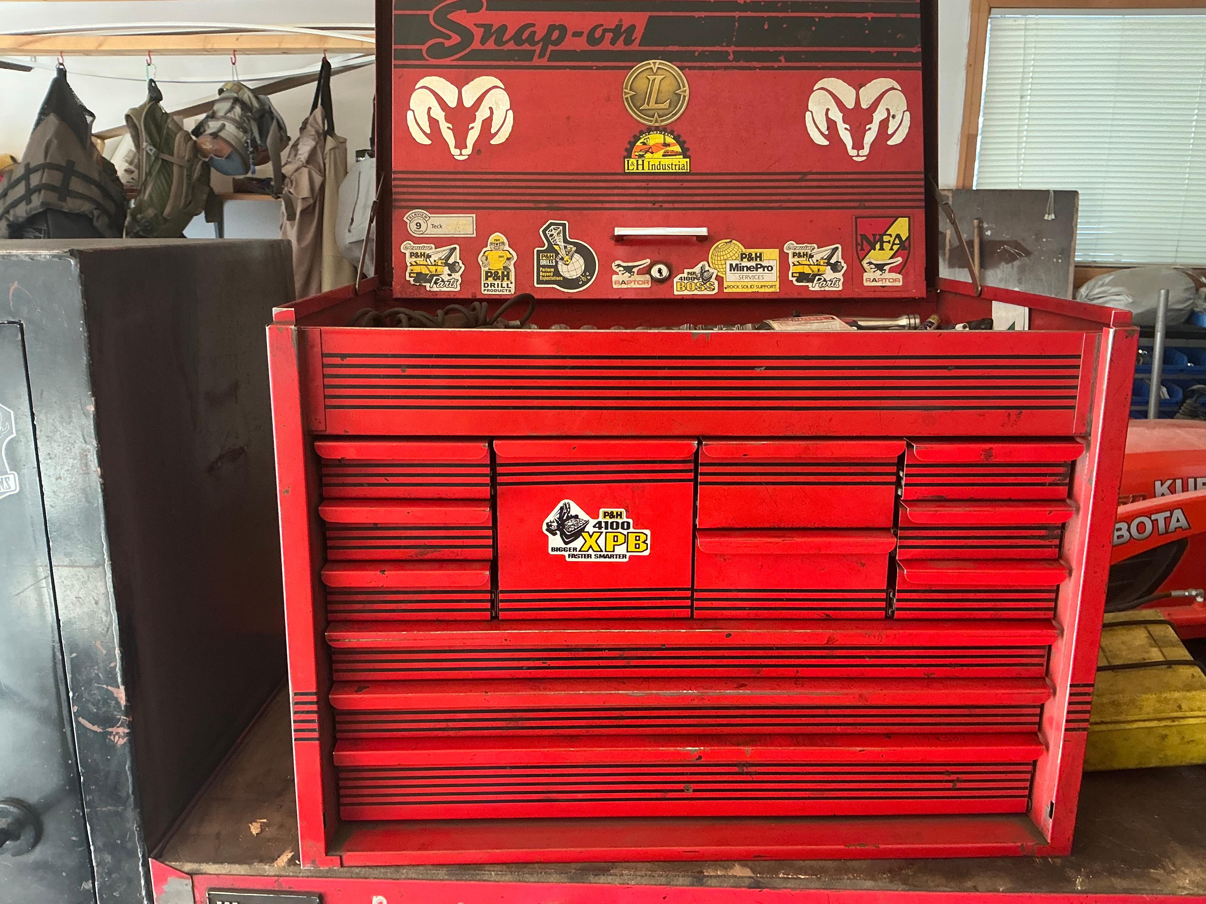 Photo of Snap on box, and other tools