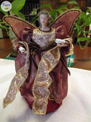 Photo of ORNAMENT #1 – ANGEL CHRISTMAS TREE TOPPER - 1