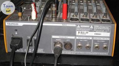 Photo of Tapco/Mackie 6-channel mixer $150 - 2