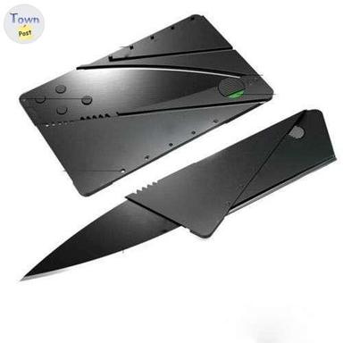 Photo of Credit Card Folding Razor Sharp Wallet Knife Survival Tool Thin NEW $15 - 1