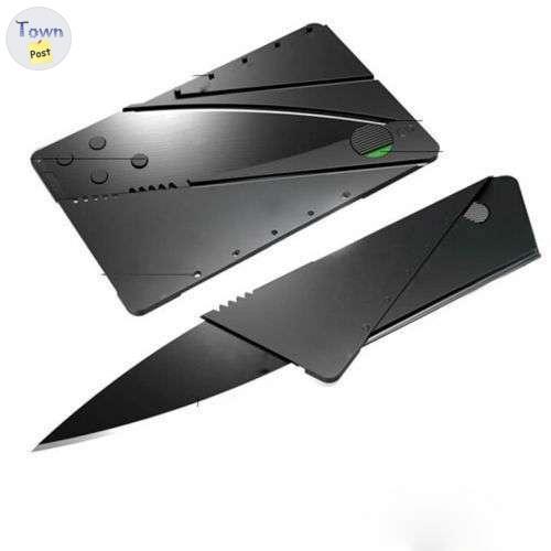 Photo of Credit Card Folding Razor Sharp Wallet Knife Survival Tool Thin NEW $15