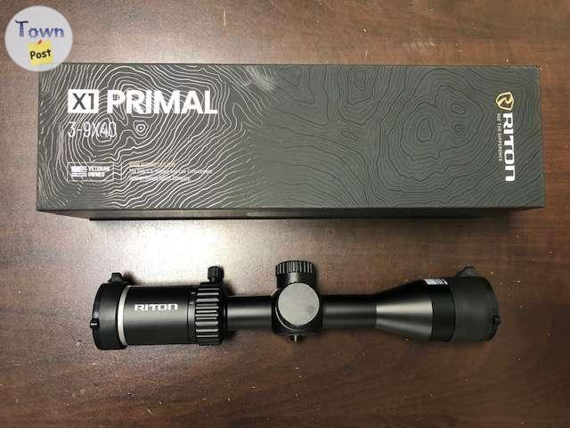 Photo of Brand new Riton 1P39AS X1 Primal 3-9x40 (Black) Riflescope $270