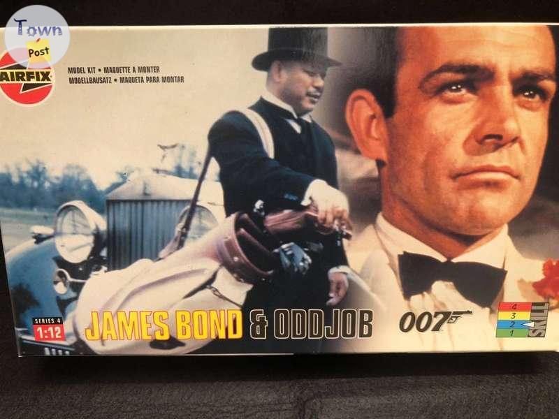 Photo of Airfix James Bond and Odd Job model kit 1/12 scale figure kit