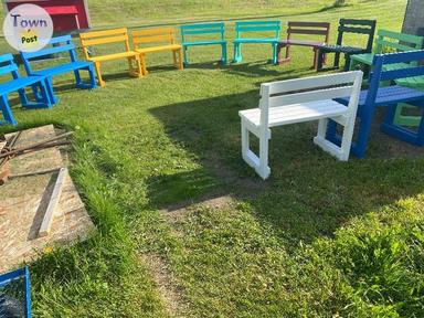 Photo of Selection of coloured benches ... $50 each - 1