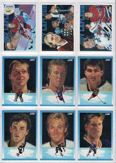 Photo of 1991-92 SCORE #1-660 COMPLETE SET IN BINDER with SCORE #1-40 YOUNG SUPERSTARS - 1