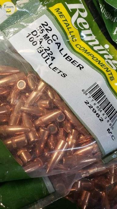 Photo of 5.56/22 cal /.224dia-55gr Fmj. Bullets, 1700 RDS-AVAILABLE - 1