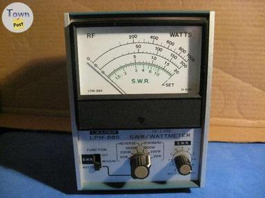 Photo of CB RADIO HAM RADIO LEADER LPM-885 1000 WATT swr pwr meter - 1